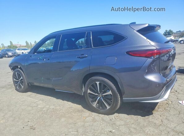 5TDJZRBH4MS086398 2021 TOYOTA HIGHLANDER Gray Tył lewy