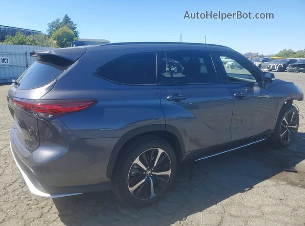 5TDJZRBH4MS086398 2021 TOYOTA HIGHLANDER Gray Tył prawy