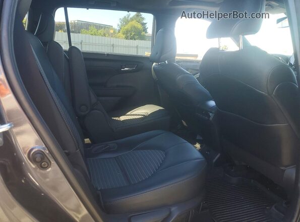 5TDJZRBH4MS086398 2021 TOYOTA HIGHLANDER Gray Widok tylnych siedzeń