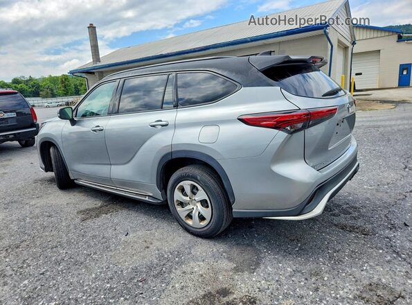5TDJZRBH6MS066542 2021 TOYOTA HIGHLANDER Silver Задня ліва чверть