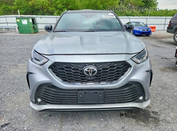 5TDJZRBH6MS066542 2021 TOYOTA HIGHLANDER Silver Вид спереду
