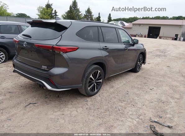 5TDJZRBH9MS083237 2021 TOYOTA HIGHLANDER Gray Rear right