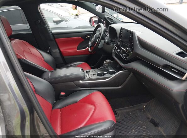 5TDJZRBH9MS083237 2021 TOYOTA HIGHLANDER Gray Front interior view