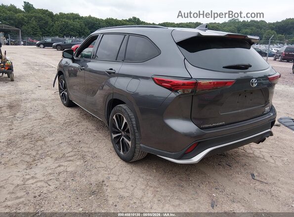 5TDJZRBH9MS083237 2021 TOYOTA HIGHLANDER Gray Rear left
