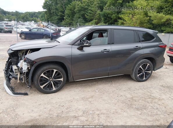 5TDJZRBH9MS083237 2021 TOYOTA HIGHLANDER Gray 