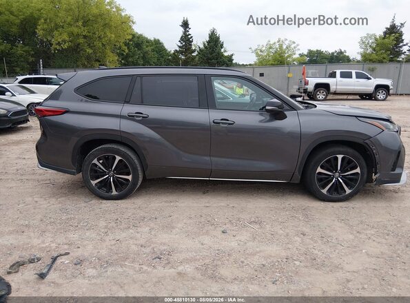 5TDJZRBH9MS083237 2021 TOYOTA HIGHLANDER Gray 360 interior view