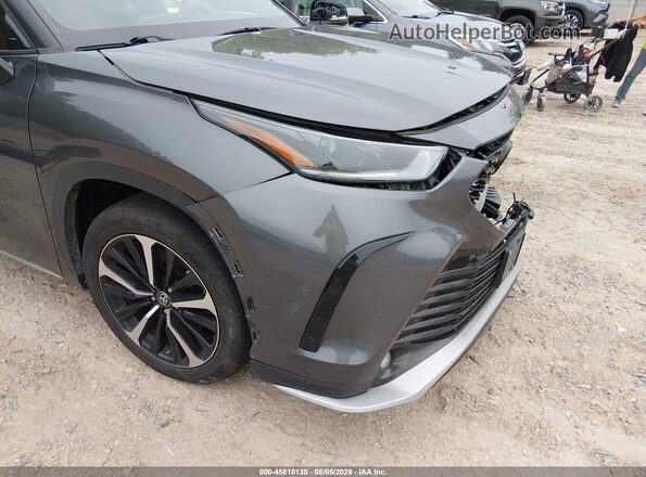 5TDJZRBH9MS083237 2021 TOYOTA HIGHLANDER Gray Front view