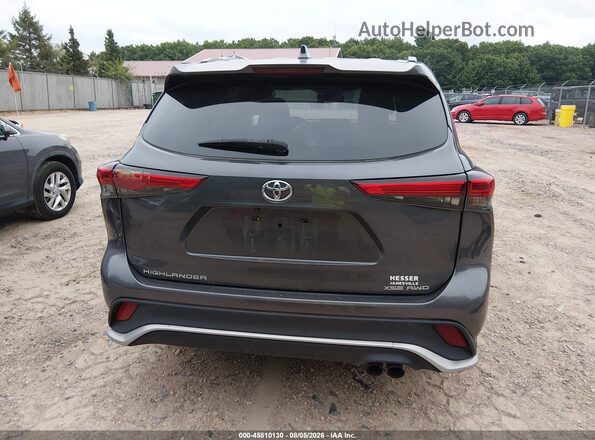5TDJZRBH9MS083237 2021 TOYOTA HIGHLANDER Gray 