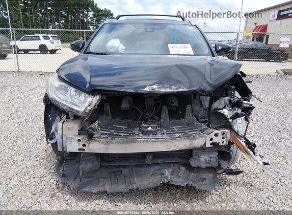 5TDJZRFH0HS458402 2017 TOYOTA HIGHLANDER Black Widok z przodu