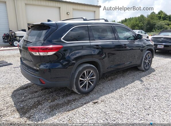 5TDJZRFH0HS458402 2017 TOYOTA HIGHLANDER Black Tył prawy