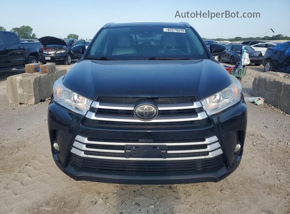 5TDJZRFH0HS522485 2017 TOYOTA HIGHLANDER Black Widok z przodu