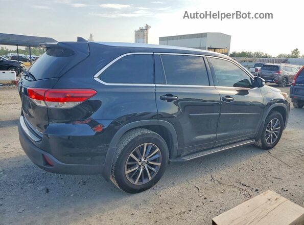 5TDJZRFH0HS522485 2017 TOYOTA HIGHLANDER Black Tył prawy