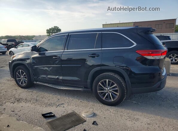 5TDJZRFH0HS522485 2017 TOYOTA HIGHLANDER Black Tył lewy