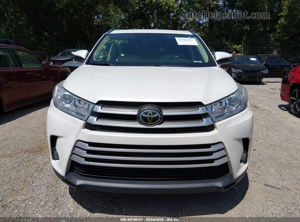 5TDJZRFH0JS858191 2018 TOYOTA HIGHLANDER White Widok zestawu wskaźników