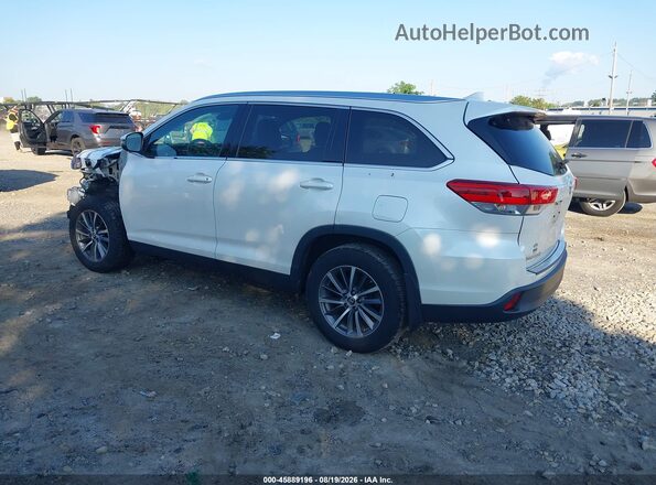 5TDJZRFH0KS597050 2019 TOYOTA HIGHLANDER Белый Задняя левая четверть