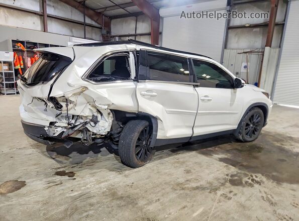 5TDJZRFH0KS603476 2019 TOYOTA HIGHLANDER White Trasero derecho