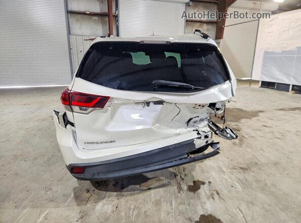 5TDJZRFH0KS603476 2019 TOYOTA HIGHLANDER White Vista trasera