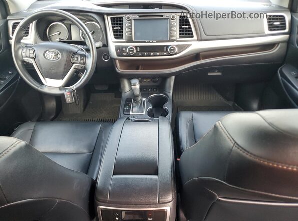 5TDJZRFH0KS732964 2019 TOYOTA HIGHLANDER Silver Vista del salpicadero