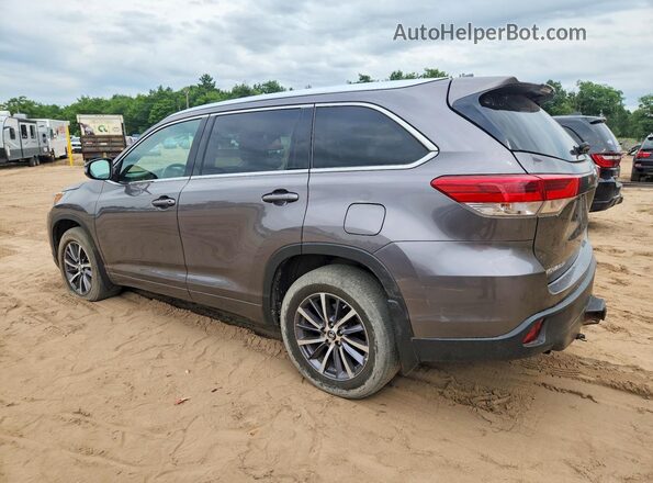 5TDJZRFH1JS532139 2018 TOYOTA HIGHLANDER Gray Tył lewy