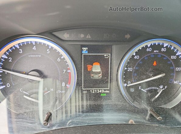 5TDJZRFH1JS532139 2018 TOYOTA HIGHLANDER Gray Widok zestawu wskaźników