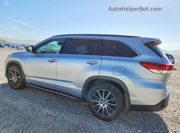 5TDJZRFH1JS536305 2018 TOYOTA HIGHLANDER Silver Tył lewy