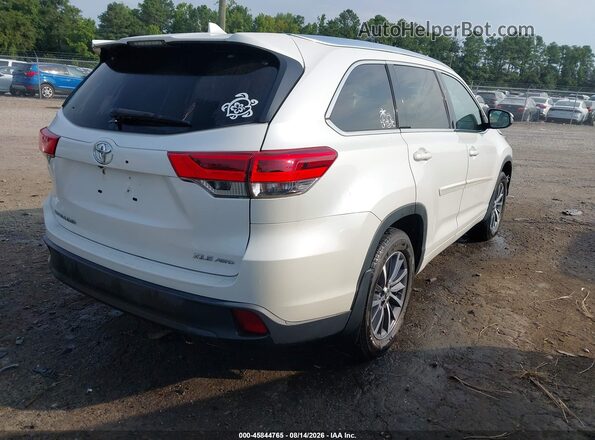 5TDJZRFH1JS820100 2018 TOYOTA HIGHLANDER White უკანა მარჯვენა