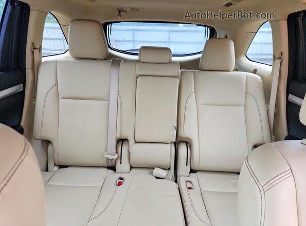 5TDJZRFH1JS902201 2018 TOYOTA HIGHLANDER Brown Vista de los asientos traseros