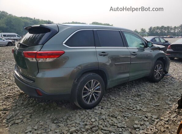 5TDJZRFH1JS910511 2018 TOYOTA HIGHLANDER Green უკანა მარჯვენა