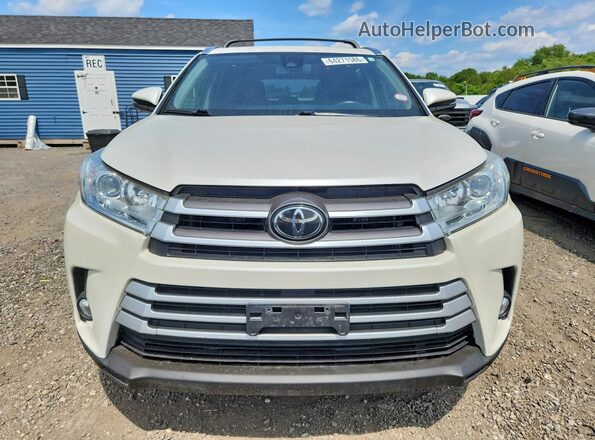 5TDJZRFH1KS567863 2019 TOYOTA HIGHLANDER White Вид спереду