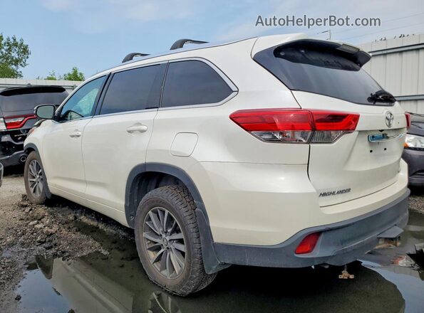 5TDJZRFH2HS369950 2017 TOYOTA HIGHLANDER White Задня ліва чверть