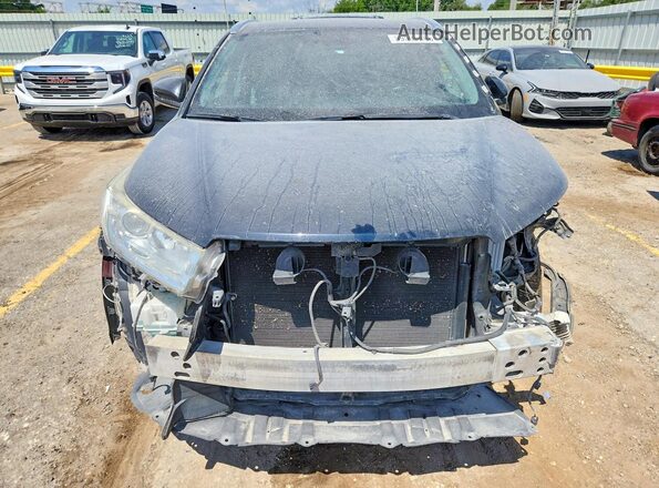 5TDJZRFH2HS383993 2017 TOYOTA HIGHLANDER Черный Вид спереди