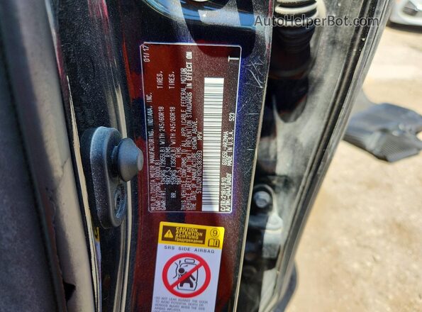 5TDJZRFH2HS383993 2017 TOYOTA HIGHLANDER Черный Панорамный вид салона 360°