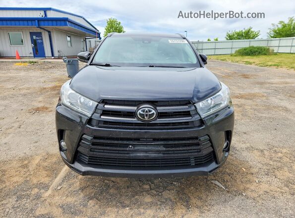 5TDJZRFH2HS394914 2017 TOYOTA HIGHLANDER Black Front view