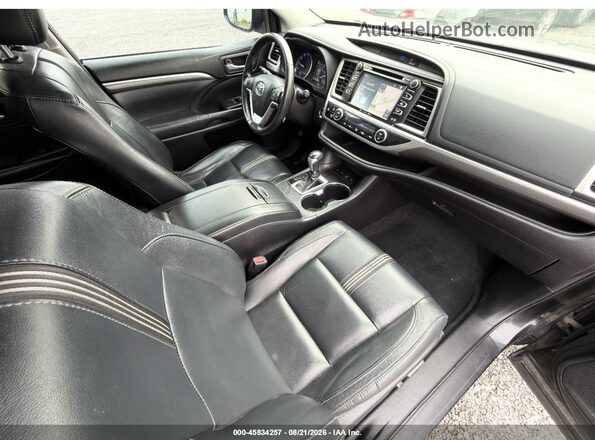 5TDJZRFH2JS542677 2018 TOYOTA HIGHLANDER Black Vista interior delantera
