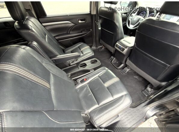 5TDJZRFH2JS542677 2018 TOYOTA HIGHLANDER Black Vista de la etiqueta del VIN