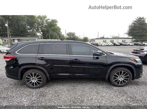 5TDJZRFH2JS542677 2018 TOYOTA HIGHLANDER Black Vista interior de 360 grados