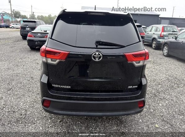 5TDJZRFH2JS542677 2018 TOYOTA HIGHLANDER Black Vista del cuadro de instrumentos