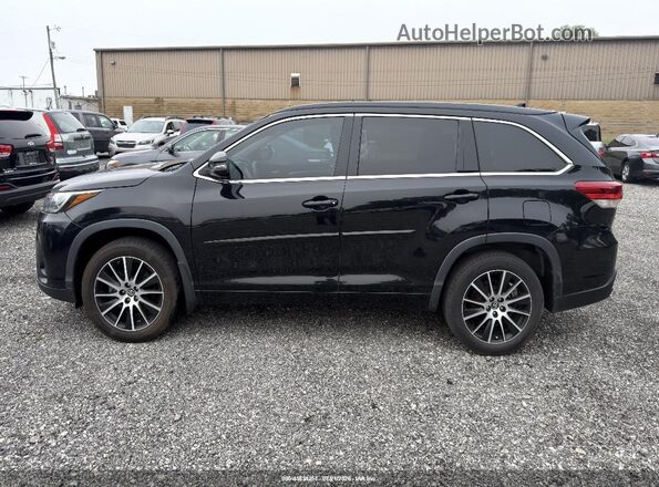 5TDJZRFH2JS542677 2018 TOYOTA HIGHLANDER Black Vista interior trasera