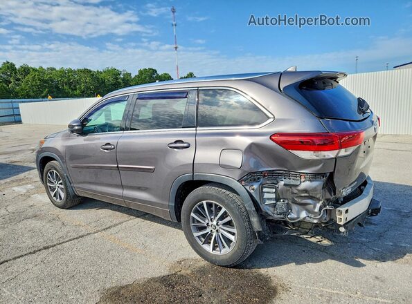 5TDJZRFH2JS801930 2018 TOYOTA HIGHLANDER Charcoal Հետևի ձախ