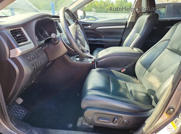 5TDJZRFH2JS801930 2018 TOYOTA HIGHLANDER Charcoal Սալոնի դիմացի տեսք