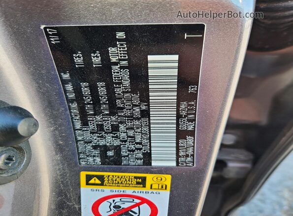 5TDJZRFH2JS801930 2018 TOYOTA HIGHLANDER Charcoal Սալոնի 360 աստիճան տեսք