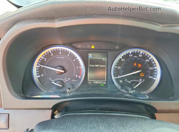 5TDJZRFH2JS801930 2018 TOYOTA HIGHLANDER Charcoal Սարքավորումների վահանակի տեսք