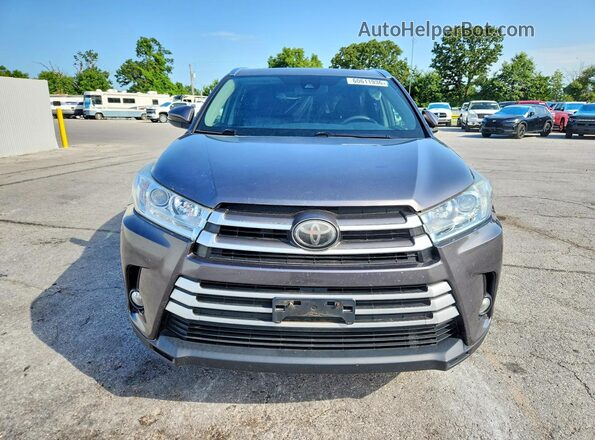 5TDJZRFH2JS801930 2018 TOYOTA HIGHLANDER Charcoal Դիմացի տեսք