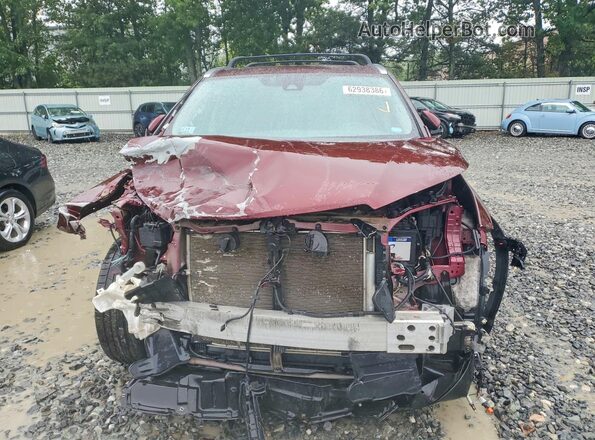 5TDJZRFH2JS840193 2018 TOYOTA HIGHLANDER Maroon Вид спереду