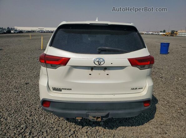 5TDJZRFH2KS575647 2019 TOYOTA HIGHLANDER White Widok z tyłu