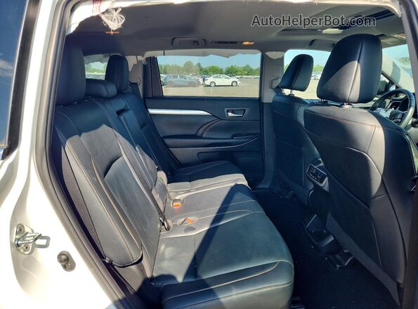 5TDJZRFH2KS595476 2019 TOYOTA HIGHLANDER White Вид задньої частини салону