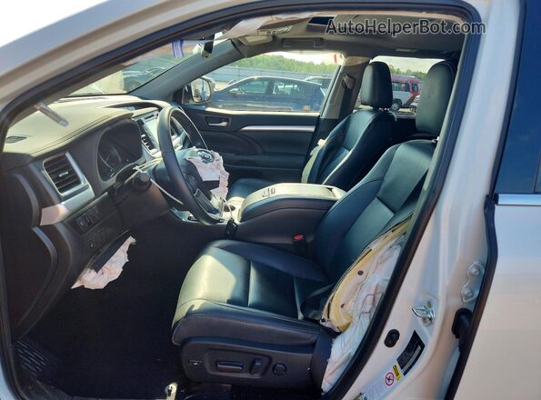 5TDJZRFH2KS595476 2019 TOYOTA HIGHLANDER White Вид салону спереду