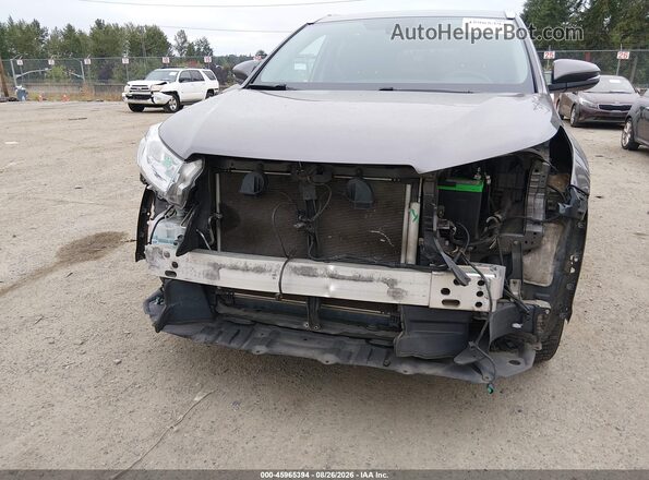 5TDJZRFH2KS932552 2019 TOYOTA HIGHLANDER Gray Դիմացի տեսք