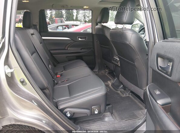 5TDJZRFH2KS932552 2019 TOYOTA HIGHLANDER Gray VIN կոդի պիտակի տեսք
