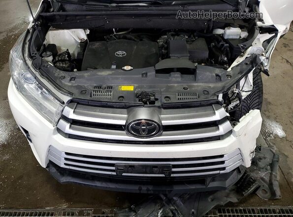 5TDJZRFH2KS993920 2019 TOYOTA HIGHLANDER White Вид підкапотного простору
